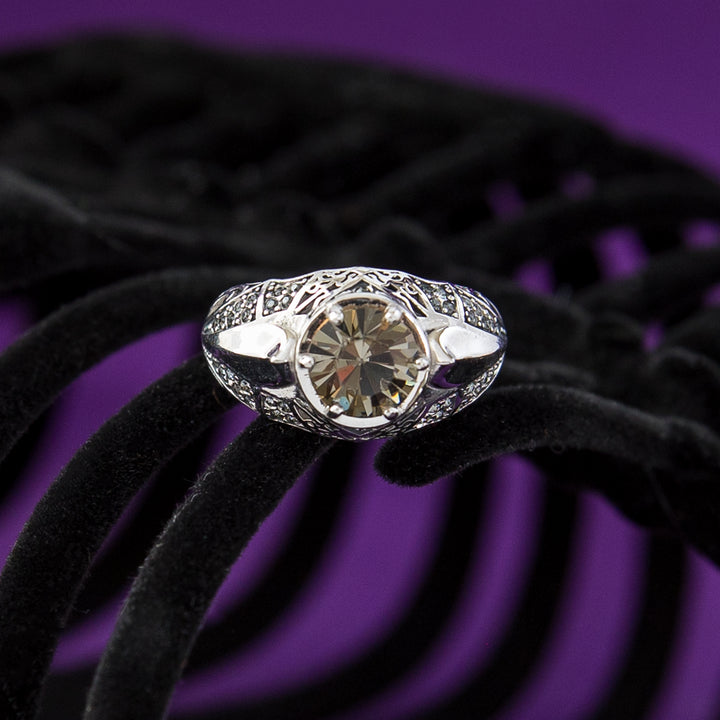 RockLove Boo-Tique Crystal Bat Ring