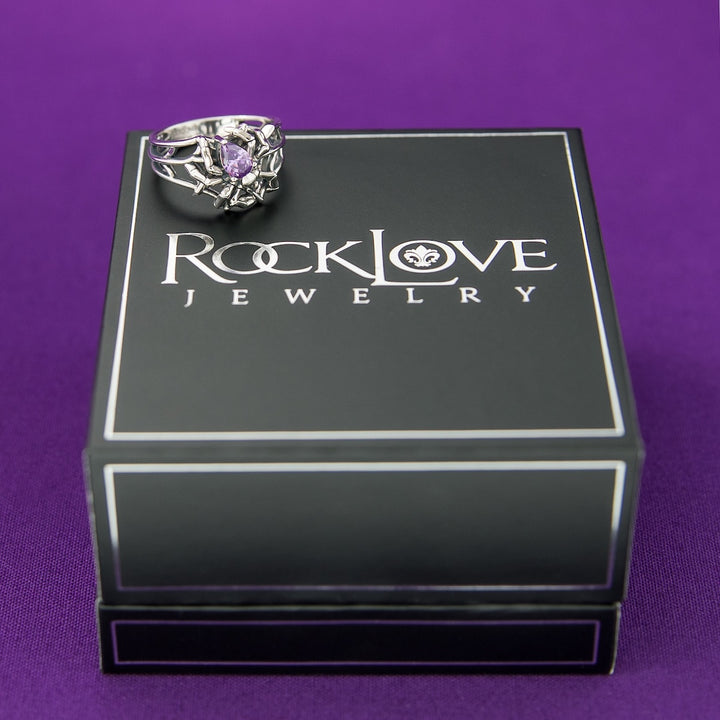 RockLove Boo-Tique Spinning Spider Ring