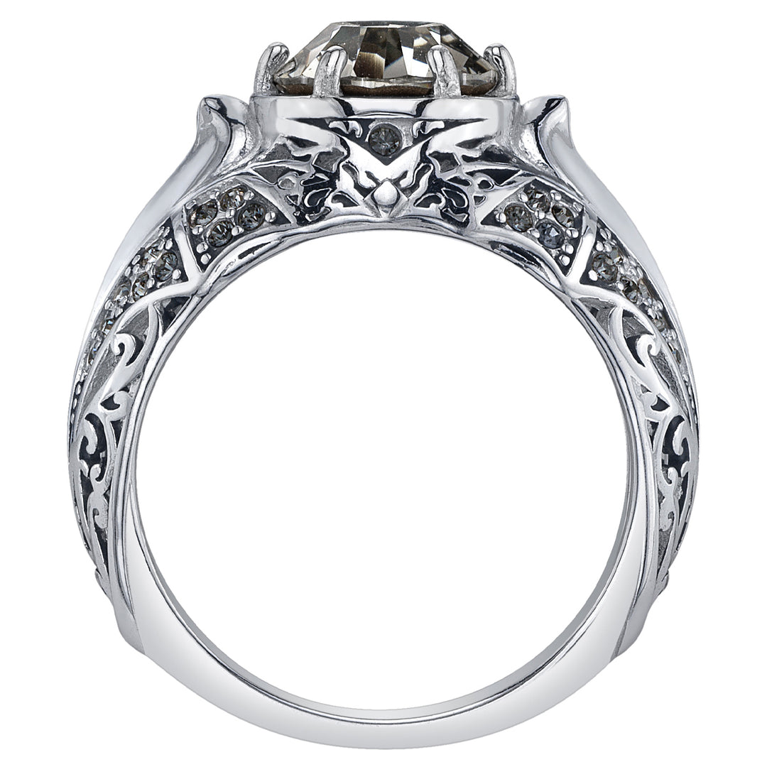 RockLove Boo-Tique Crystal Bat Ring