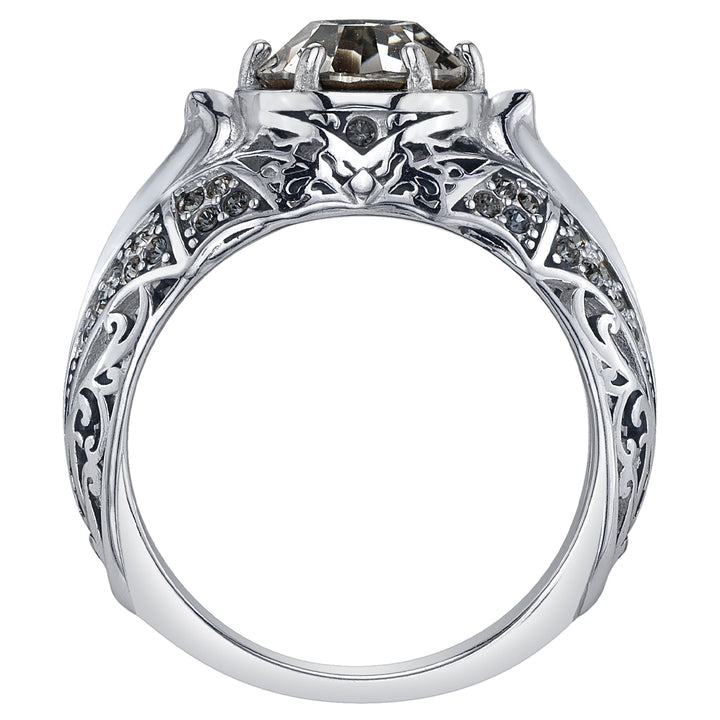 RockLove Boo-Tique Crystal Bat Ring