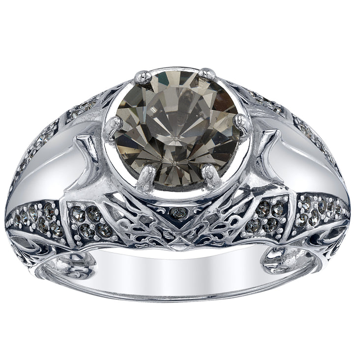 RockLove Boo-Tique Crystal Bat Ring
