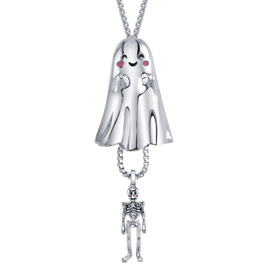 RockLove Boo-Tique Shy Skeleton Necklace