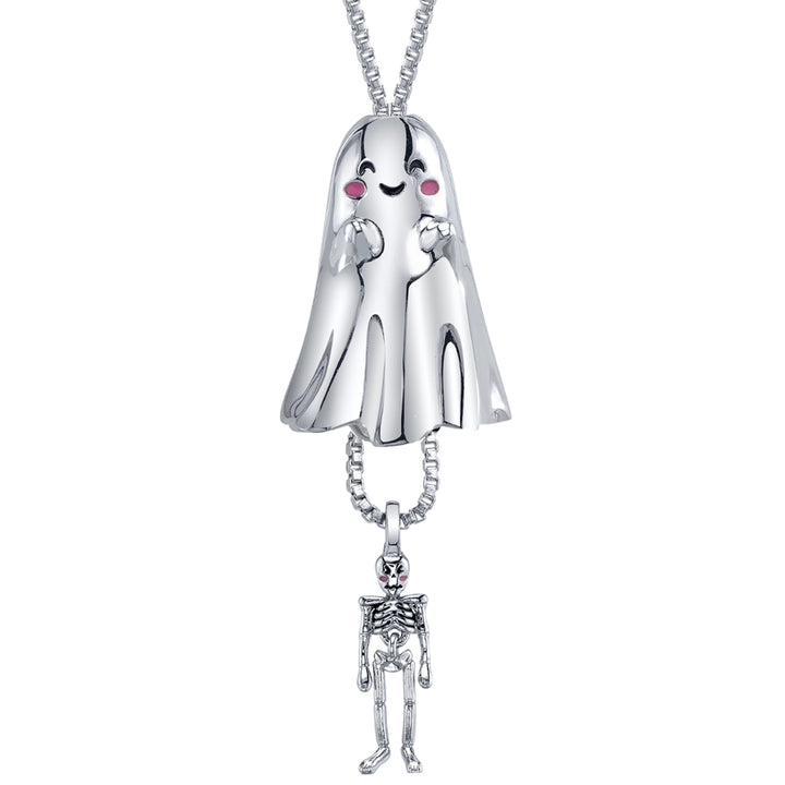 RockLove Boo-Tique Shy Skeleton Necklace