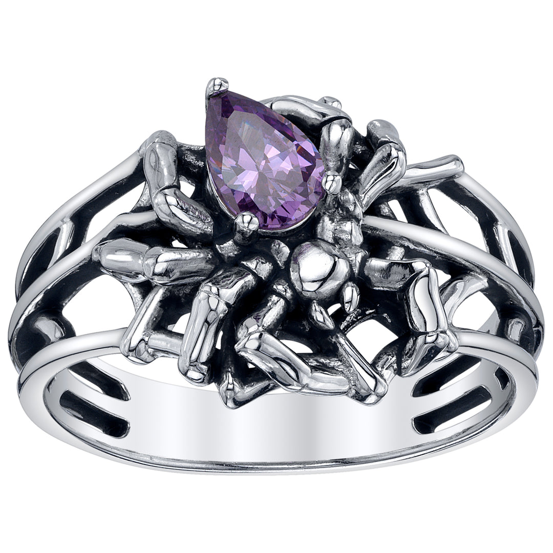 RockLove Boo-Tique Spinning Spider Ring