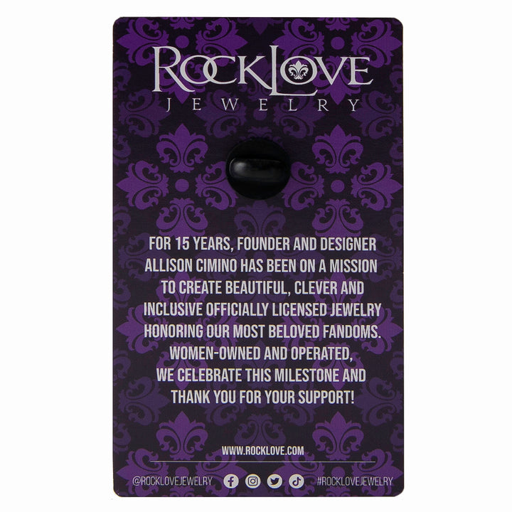 RockLove Jewelry XV Fleur De Lis Shield Pin