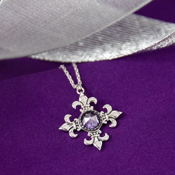 RockLove Jewelry XV Maltese Cross Necklace