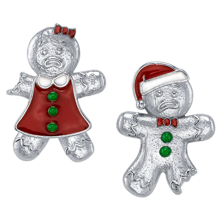 RockLove Yule-Tique Gingerbread Stud Earrings