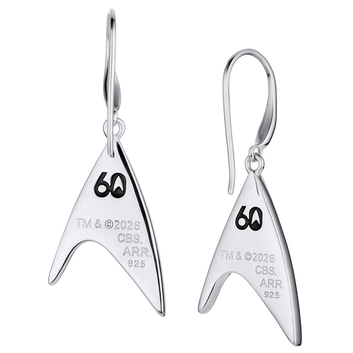Star Trek X RockLove 60th Anniversary Diamond Earrings
