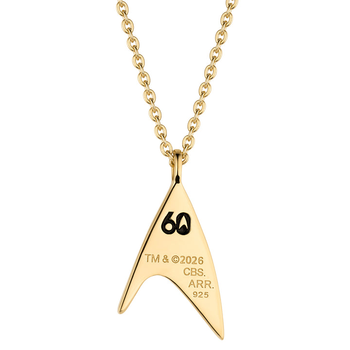 Star Trek X RockLove 60th Anniversary Diamond Necklace