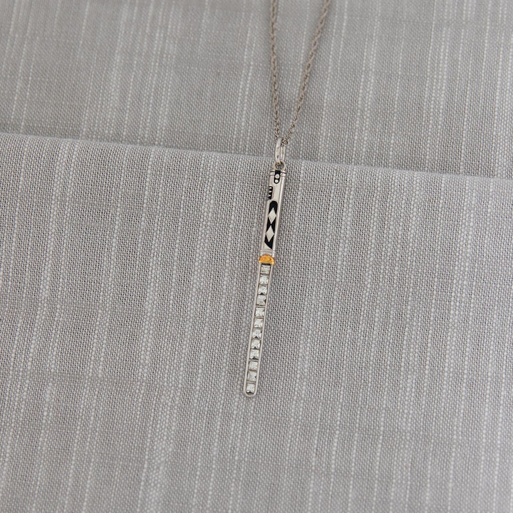 Star Wars X RockLove Ahsoka Tano Crystal Lightsaber Necklace