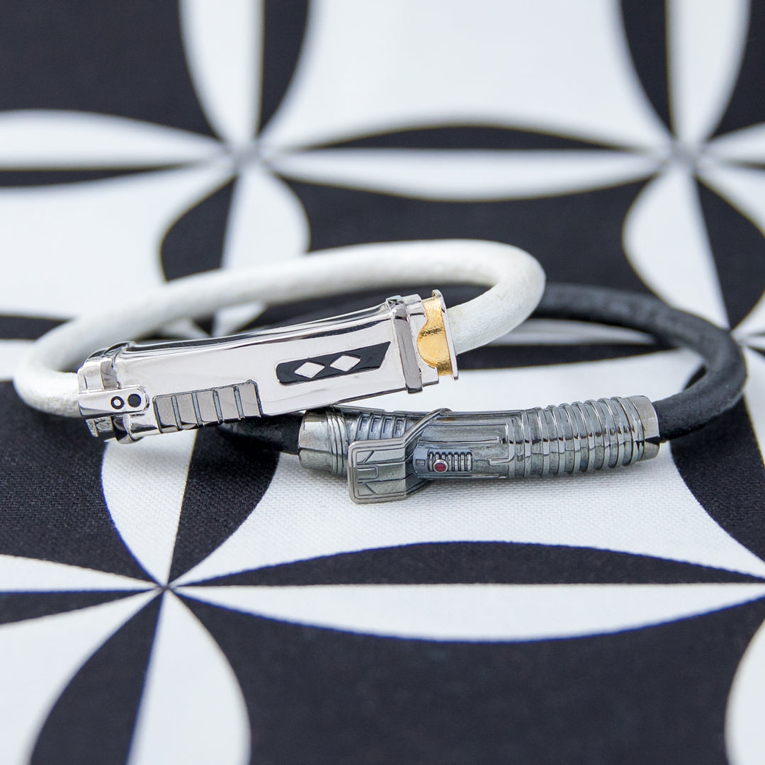 STAR WARS X RockLove Ahsoka Tano Leather Lightsaber Bracelet