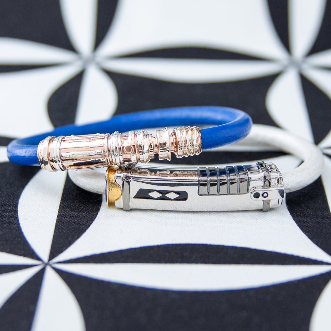 STAR WARS X RockLove Ahsoka Tano Leather Lightsaber Bracelet