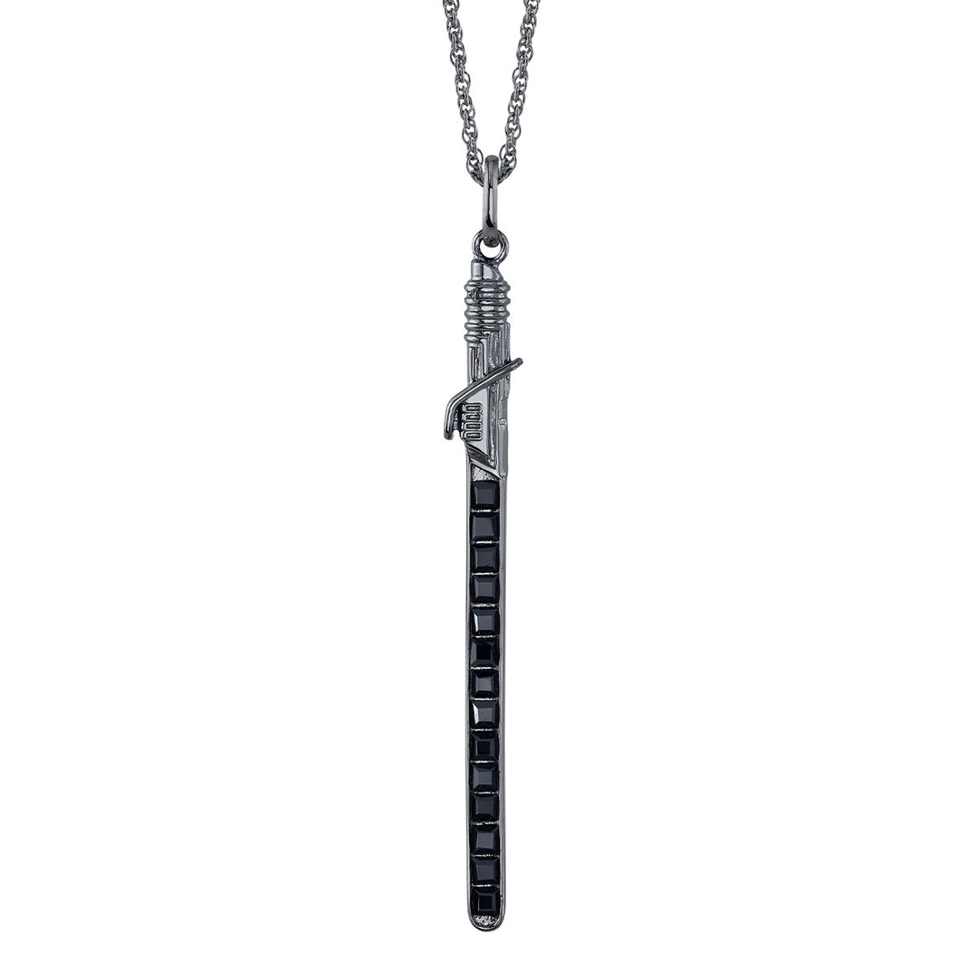 Star Wars X RockLove Darksaber Crystal Lightsaber Necklace