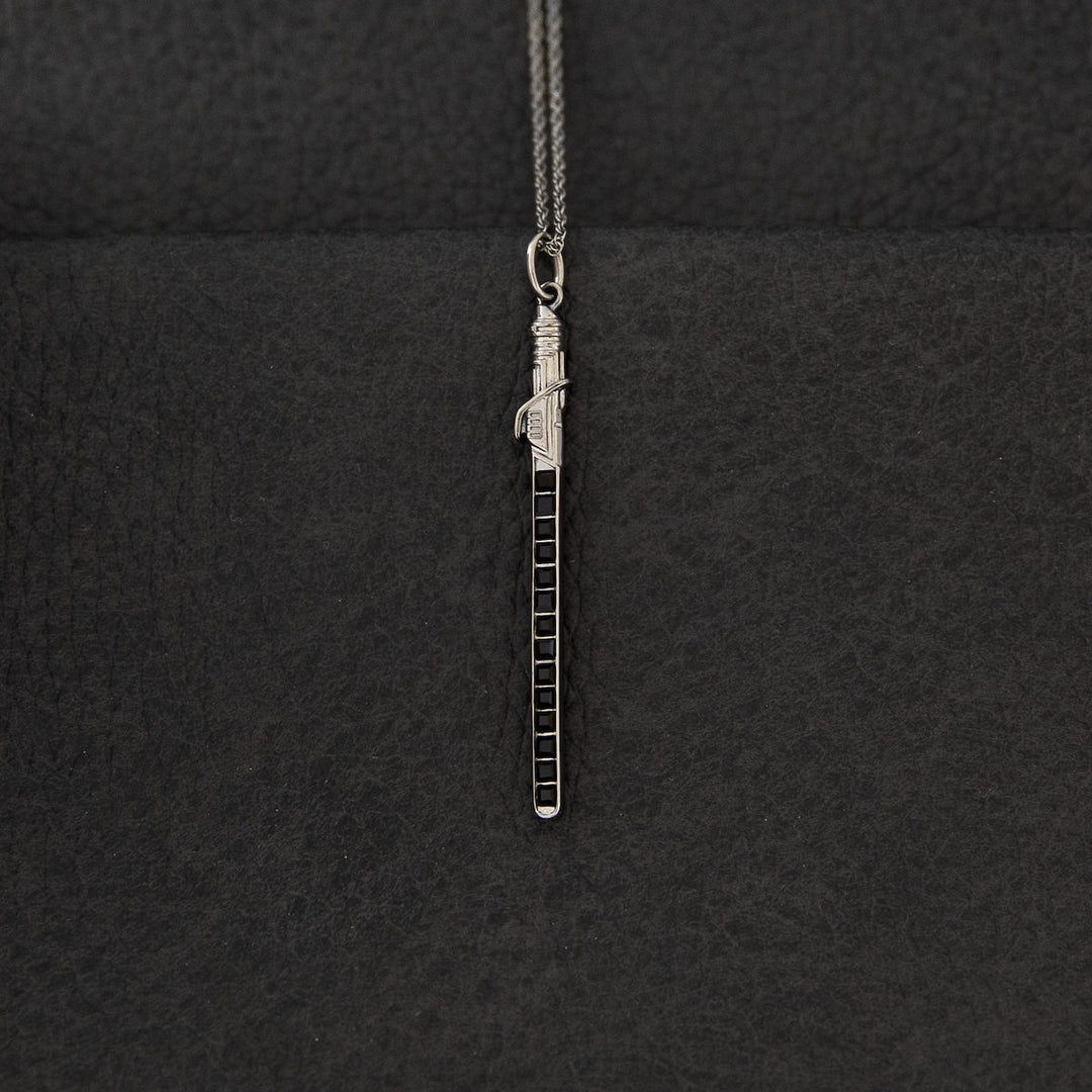 Star Wars X RockLove Darksaber Crystal Lightsaber Necklace