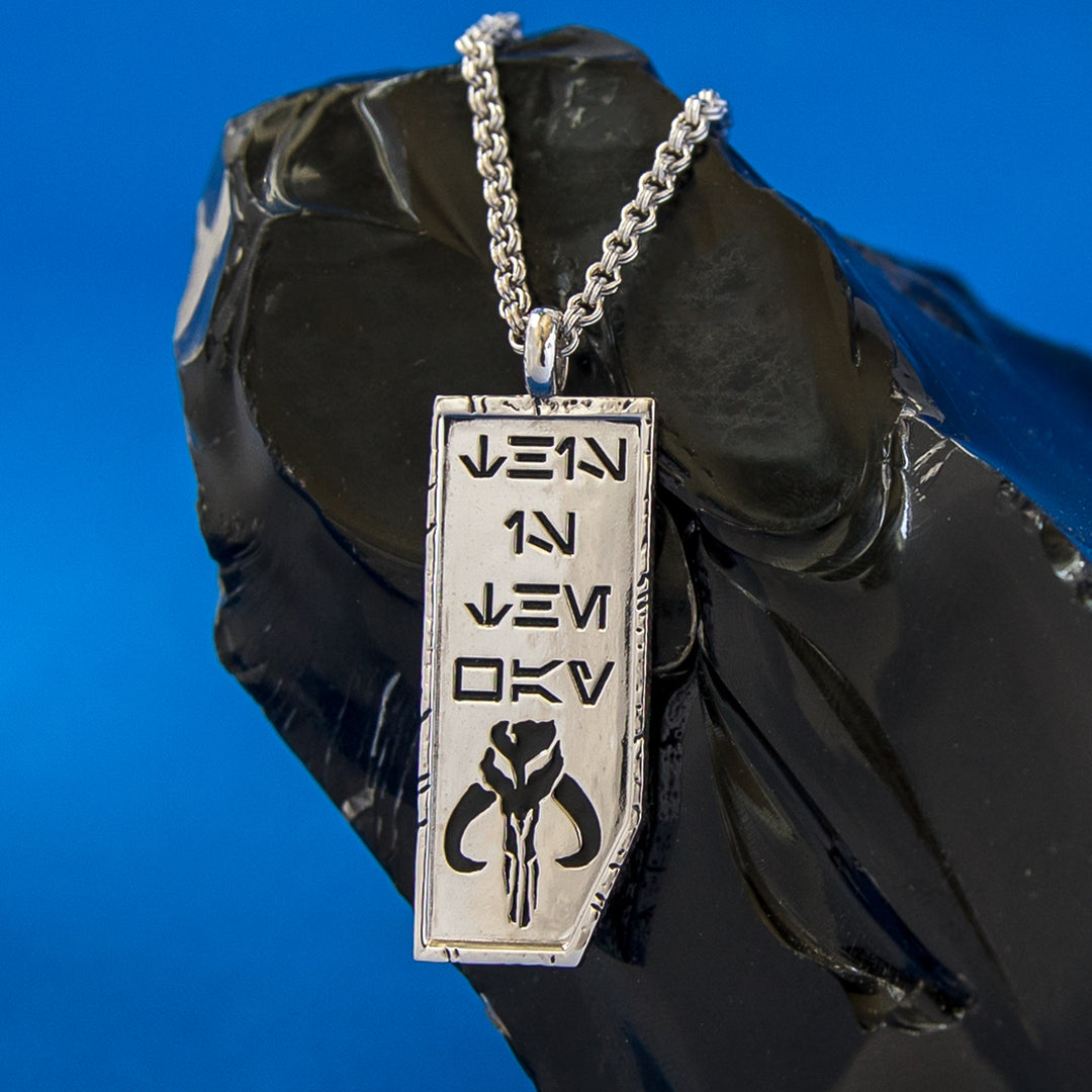 Star Wars X RockLove GALACTIC FORGE This is the Way Necklace