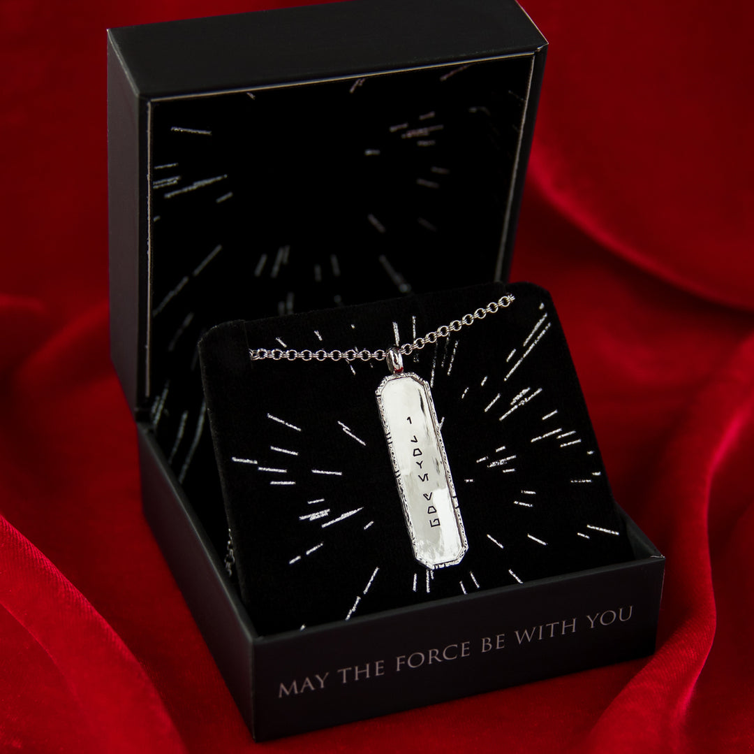STAR WARS X RockLove GALACTIC FORGE I Love You Necklace