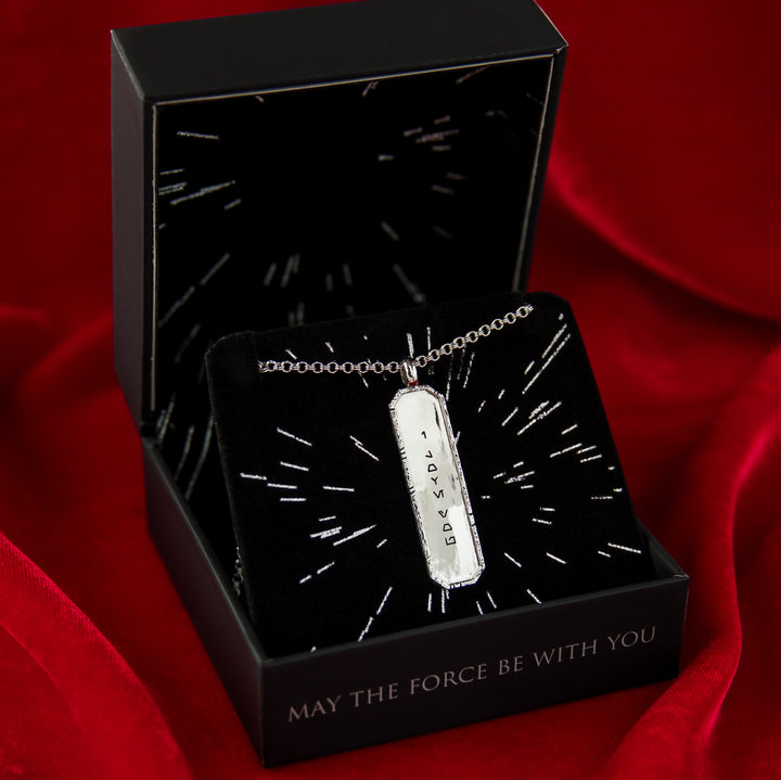 STAR WARS X RockLove GALACTIC FORGE I Love You Necklace