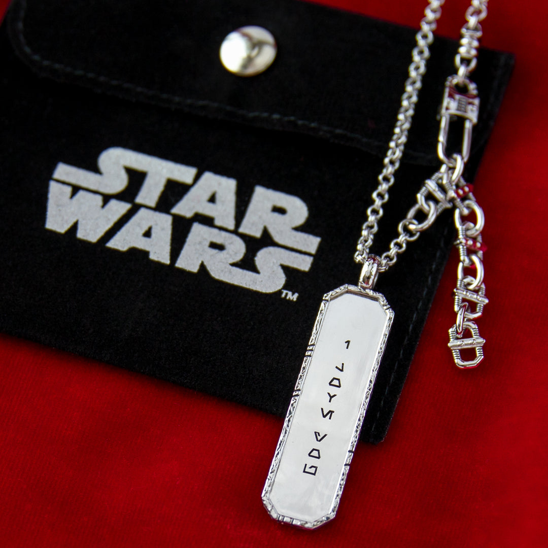 STAR WARS X RockLove GALACTIC FORGE I Love You Necklace