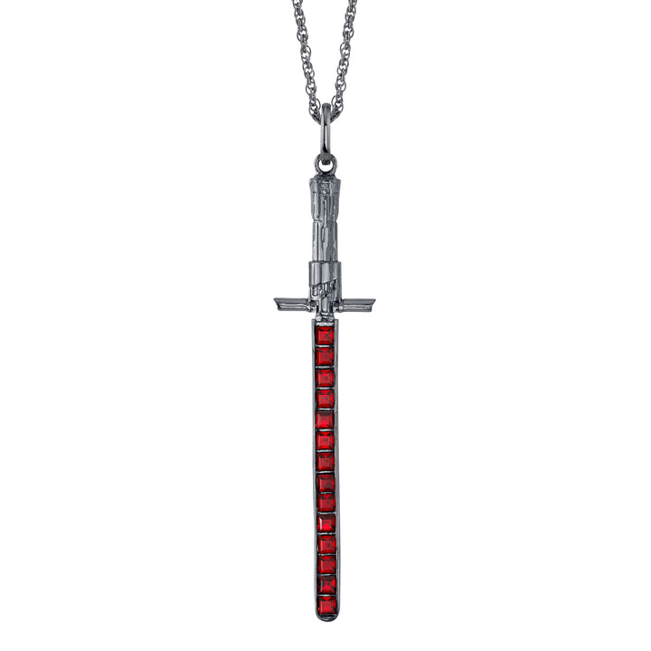 Star Wars X RockLove Kylo Ren Crystal Lightsaber Necklace