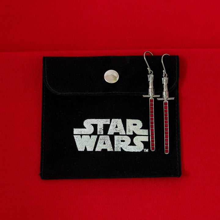 Star Wars X RockLove Kylo Ren Crystal Lightsaber Earrings