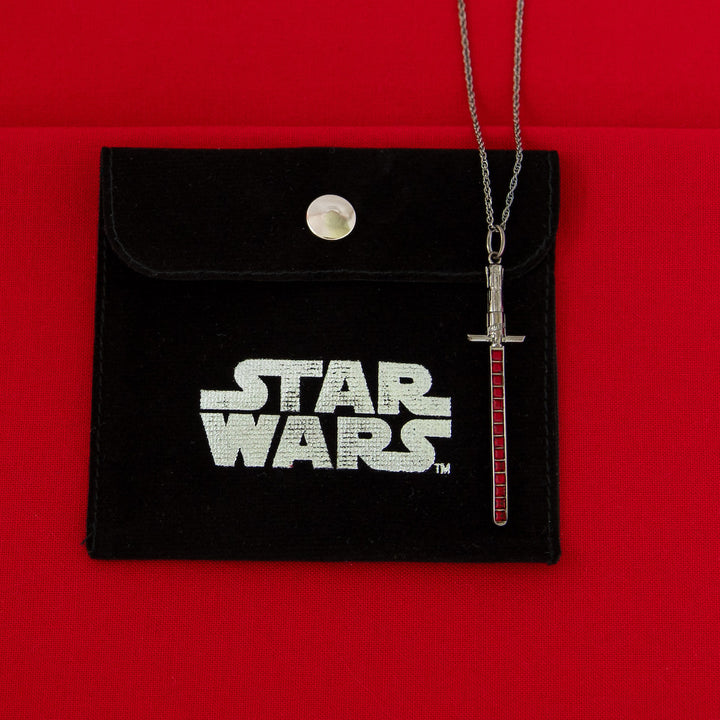 Star Wars X RockLove Kylo Ren Crystal Lightsaber Necklace