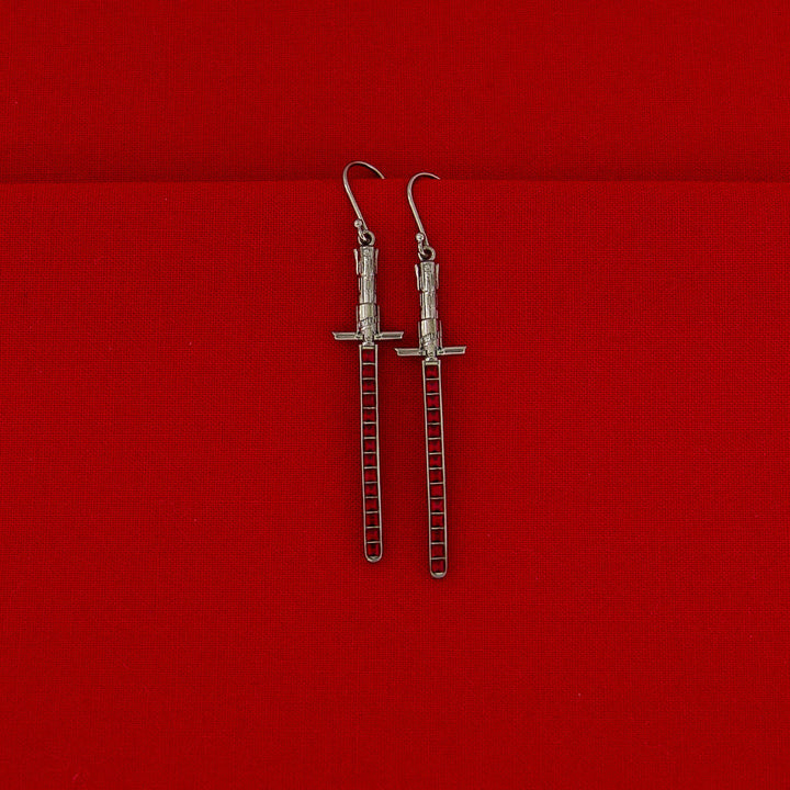 Star Wars X RockLove Kylo Ren Crystal Lightsaber Earrings