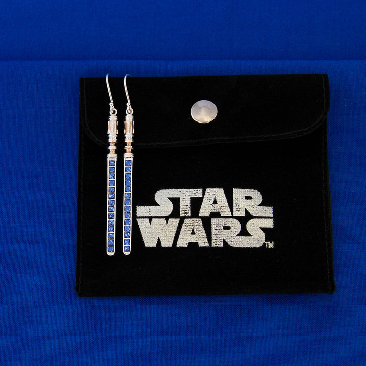 Star Wars X RockLove Leia Organa Crystal Lightsaber Earrings