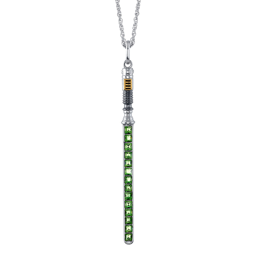 Star Wars X RockLove Luke Skywalker Crystal Lightsaber Necklace