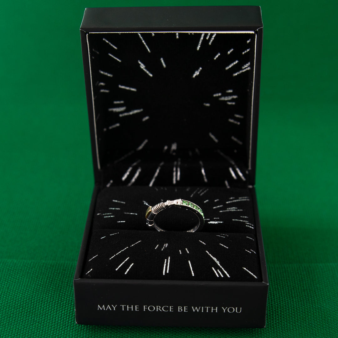 Star Wars X RockLove Luke Skywalker Crystal Lightsaber Ring