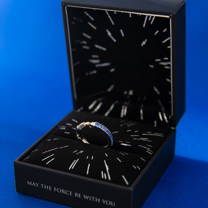 Star Wars X RockLove Obi-Wan Kenobi Crystal Lightsaber Ring