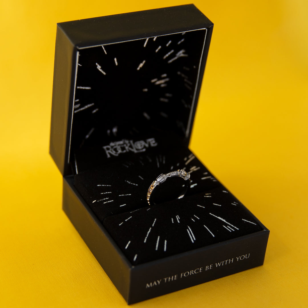 Star Wars X RockLove Rey Crystal Lightsaber Ring