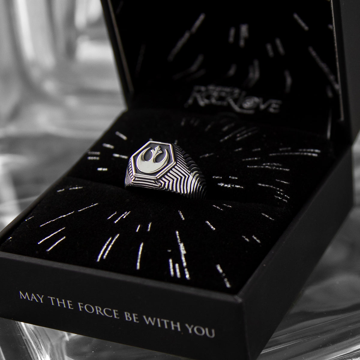 Nomination My Rebel Art White Stone Silver Ring main image 1