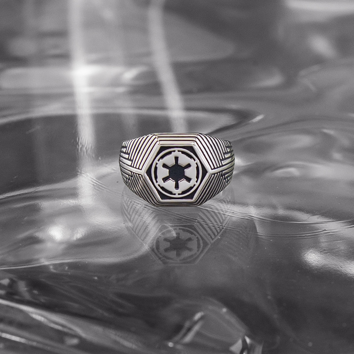 Star Wars X RockLove Imperial Signet Ring RockLove Jewelry