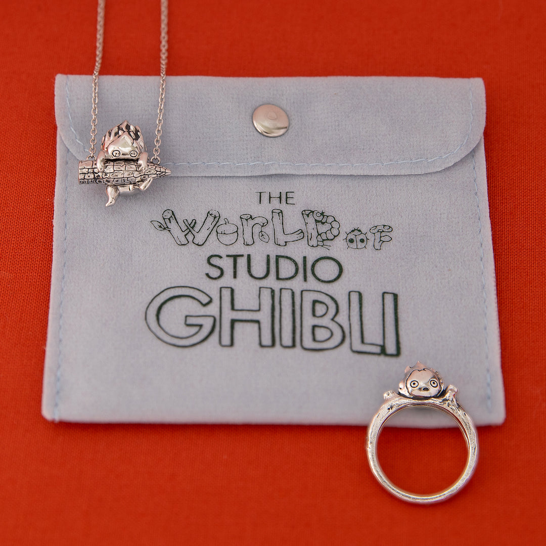 Studio Ghibli X RockLove HOWLS MOVING CASTLE Calcifer Necklace