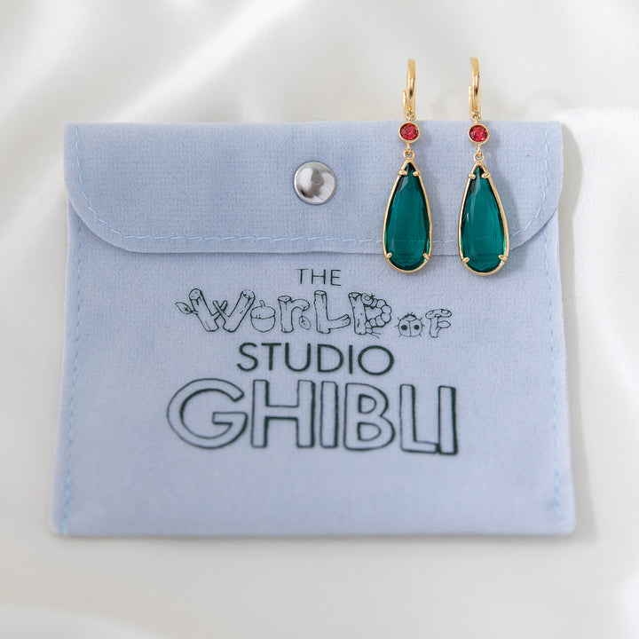 Studio Ghibli X RockLove HOWLS MOVING CASTLE Crystal Earrings