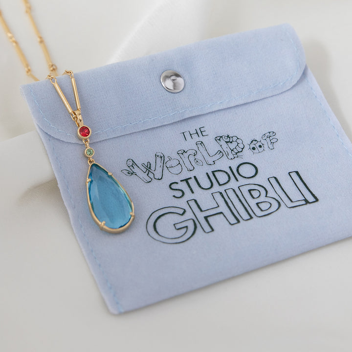 Studio Ghibli X RockLove HOWLS MOVING CASTLE Crystal Necklace