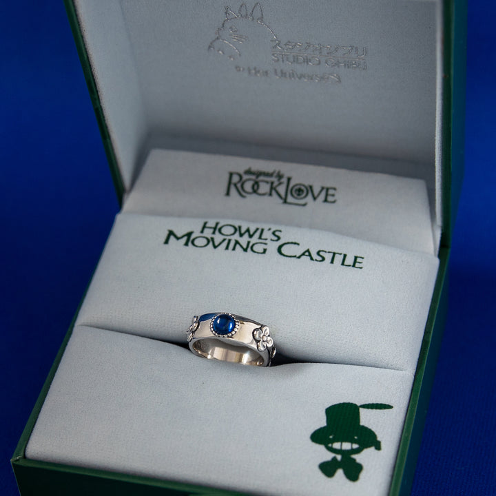 Studio Ghibli X RockLove HOWLS MOVING CASTLE Crystal Ring