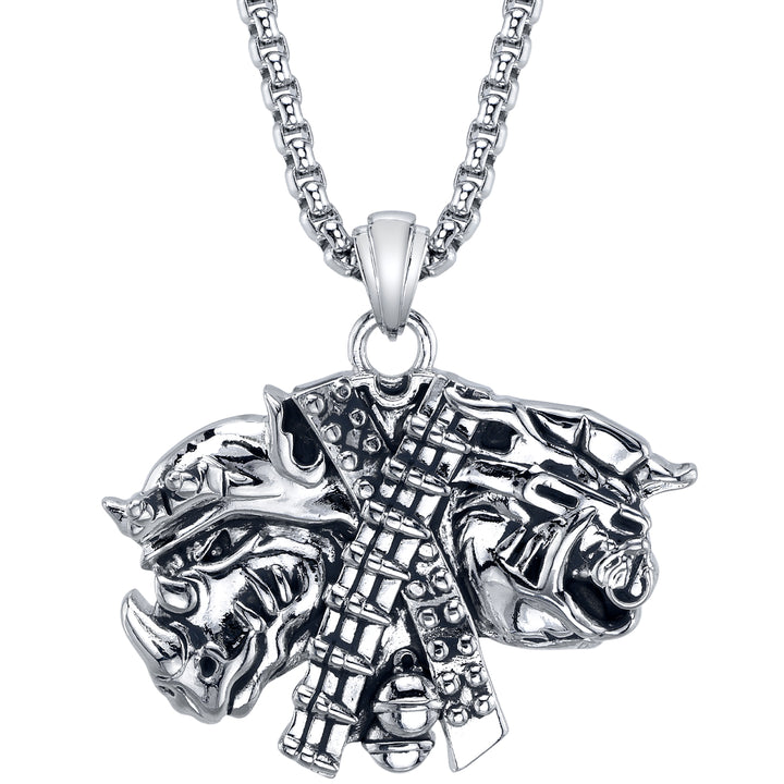 Teenage Mutant Ninja Turtles X RockLove Bebop and Rocksteady Necklace