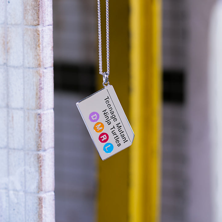 Teenage Mutant Ninja Turtles X RockLove Metro Card Necklace