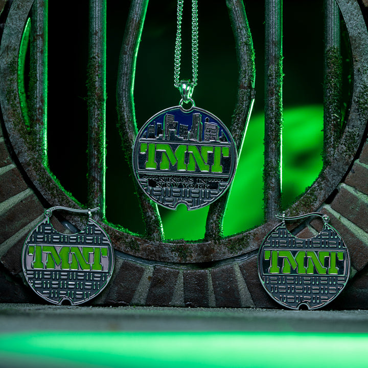 Teenage Mutant Ninja Turtles X RockLove Sewer Lid Hoop Earrings