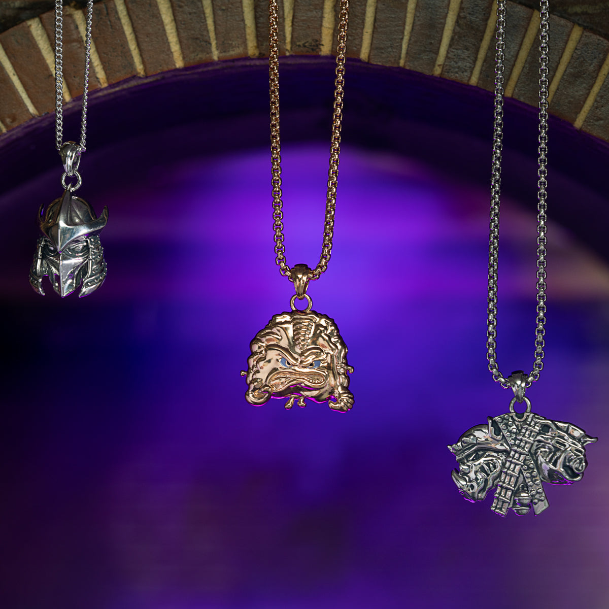 アクセサリー Neorockaluv Teenage Mutant Ninja Turtles X RockLove Shredder Necklace