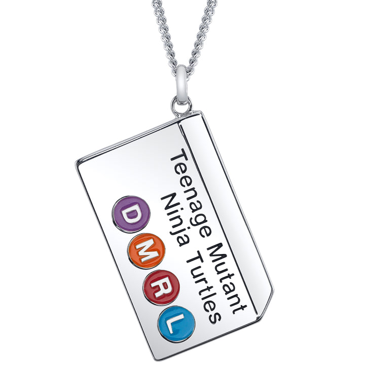Teenage Mutant Ninja Turtles X RockLove Metro Card Necklace