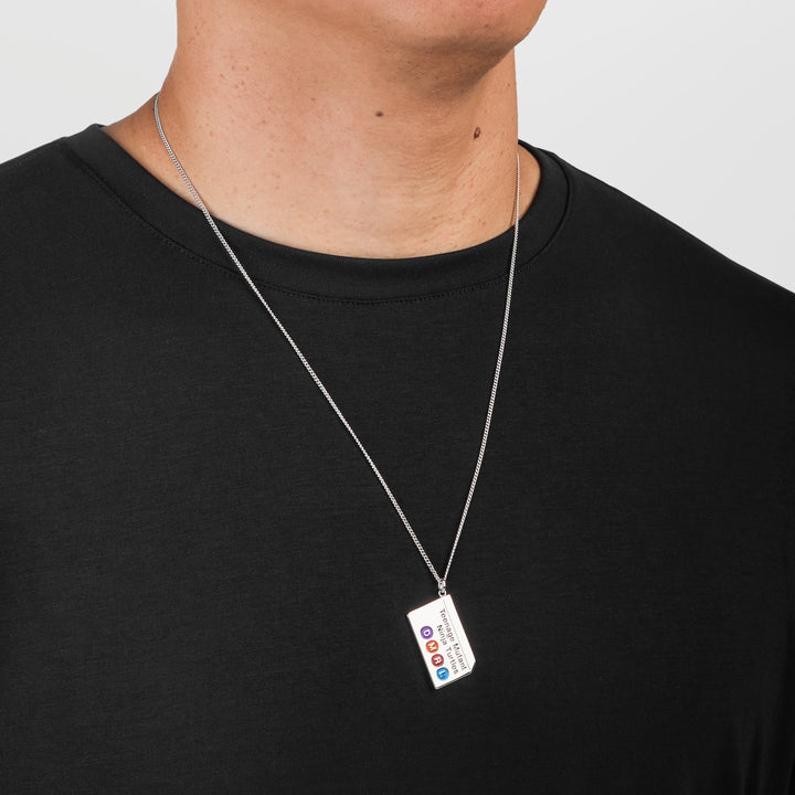 Teenage Mutant Ninja Turtles X RockLove Metro Card Necklace