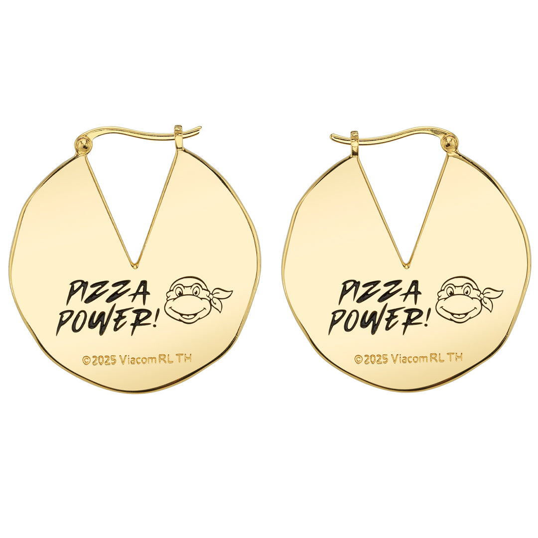 Teenage Mutant Ninja Turtles X RockLove Pizza Hoop Earrings