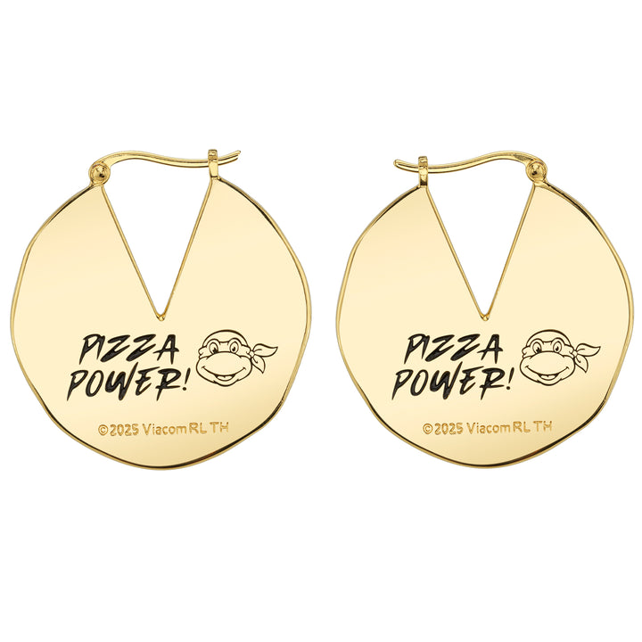 Teenage Mutant Ninja Turtles X RockLove Pizza Hoop Earrings