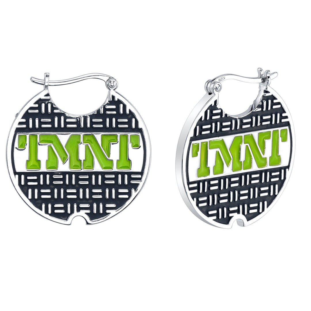 Teenage Mutant Ninja Turtles X RockLove Sewer Lid Hoop Earrings