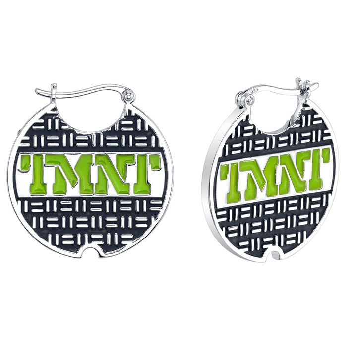 Teenage Mutant Ninja Turtles X RockLove Sewer Lid Hoop Earrings