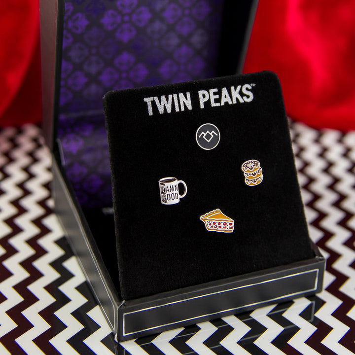 Twin Peaks X RockLove TWIN PEAKS Damn Good Stud Earrings Set