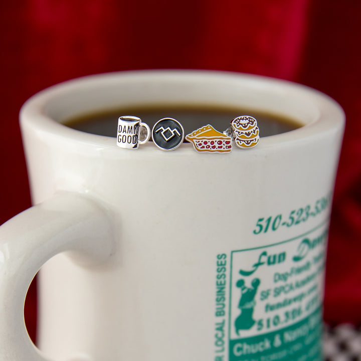 Twin Peaks X RockLove TWIN PEAKS Damn Good Stud Earrings Set