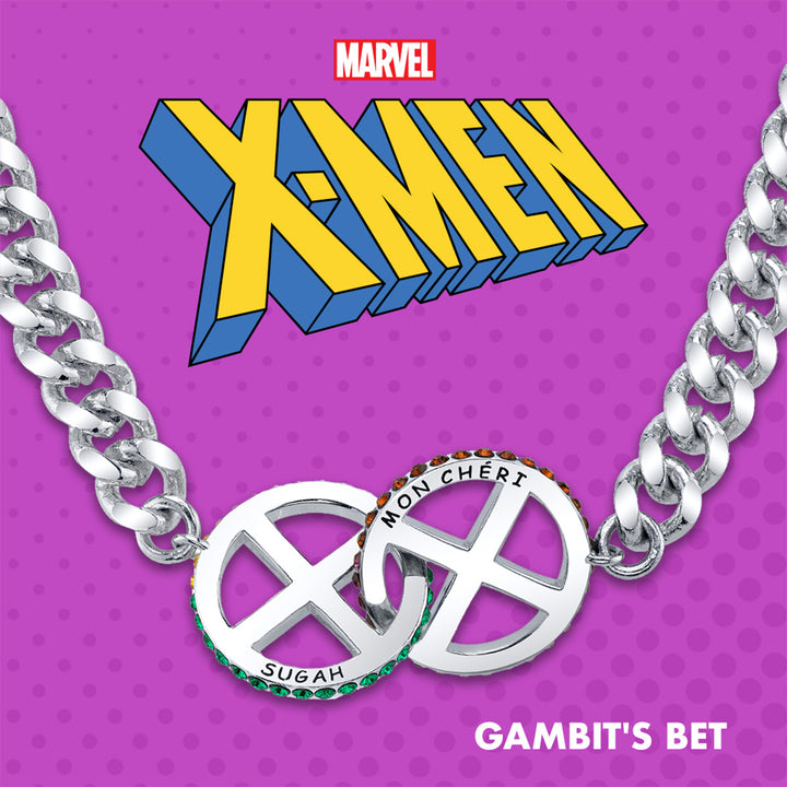 Marvel X RockLove X-MEN Rogue + Gambit Necklace – Gambits Bet